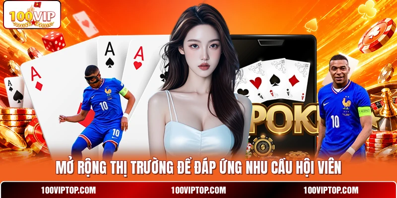 Mở rộng thị trường để đáp ứng nhu cầu hội viên