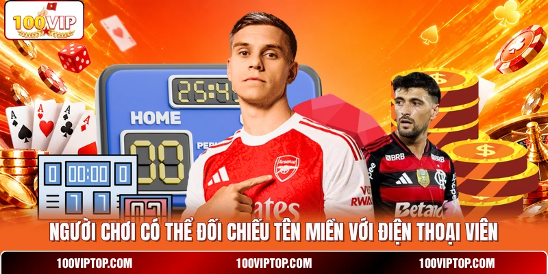 Người chơi có thể đối chiếu tên miền với điện thoại viên