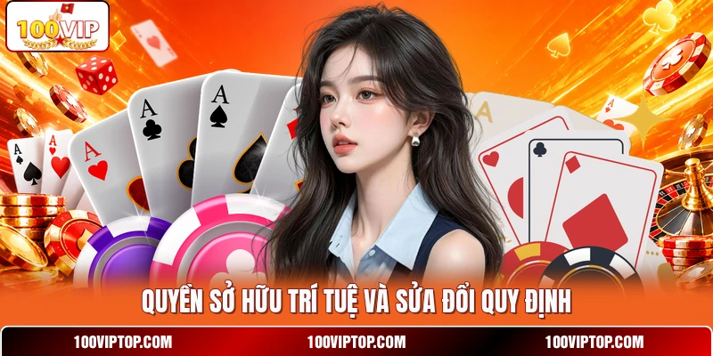 Quyền sở hữu trí tuệ và sửa đổi quy định