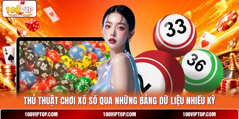 Thủ thuật chơi xổ số qua những bảng dữ liệu nhiều kỳ
